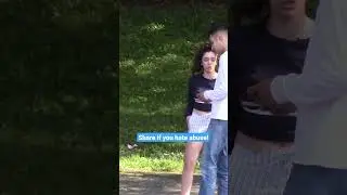This man was getting abused by his girlfriend 