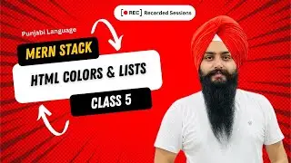 Day 5: HTML Colors & Lists | Full Stack Development Course | Career Engine |  Punjabi Language