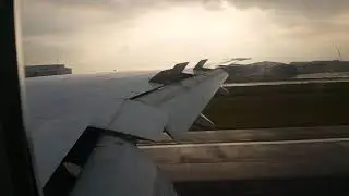 Saat Kapal Terbang Mendarat yang mendebarkan