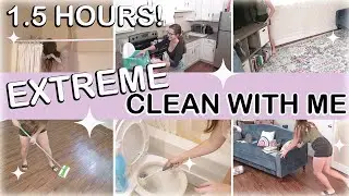 *NEW* WHOLE HOUSE DEEP CLEAN & REDECORATE // OVER 1 HOUR OF CLEANING MOTIVATION //Vegan Chili Recipe