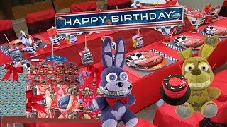 Fnaf Plush- Nightmare Bonnie's Birthday!!!