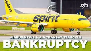 Bankrurpt Airline, Airbus Updates & Air Transat Struggles