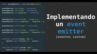 Implementando un event emitter