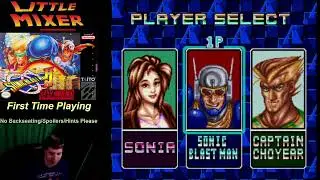 First time playing SONIC BLAST MAN 2 - Sonia - SNES