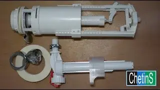 Adjustment of Alca plast fittings on the toilet