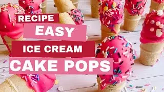 Recipe: EASY ICE CREAM CAKE POPS