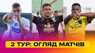 УПЛ / 2 тур / ПОВНИЙ ОГЛЯД МАТЧІВ/ Сенсаційний старт Полісся, розгроми від львівських Карпат і Руха