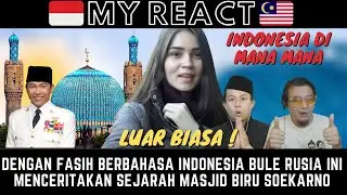 FLUENT LANGUAGE AND EXTRAORDINARY KNOWLEDGE OF RUSSIAN CITIZENS ABOUT SOEKARNO'S BLUE MOSQUE!