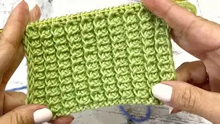 Bulgarian elastic knitting in the round with turning rows is simple