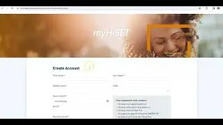 Create HiSET Account  Nov 2023