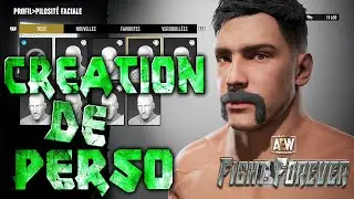 AEW Fight Forever - Création de mon catcheur !