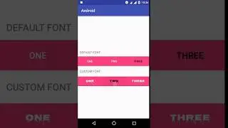 Change the font type of Tab in Tablayout | Android