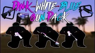 ПЕРЕЛИВАЮЩИЙСЯ БЕЛО-РОЗОВО-ГОЛУБОЙ GUN PACK - SAMP 0.3.7