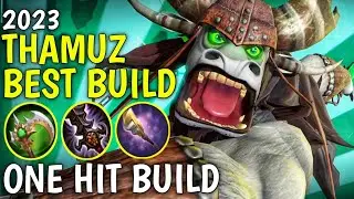 THAMUZ BEST BUILD 2023 | TOP 1 GLOBAL THAMUZ BUILD EMBLEM | THAMUZ NEW OP BUILD | ATTACK SPEED BUILD