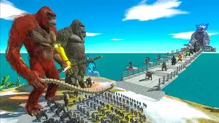 KONG 2024 or SCAR KING Who can defeat 10 level of SHIMO GODZILLA Ranked From Weakest To Strongest