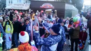 Моя погоня за Олимпийским огнем! OLYMPIC FLAME IN SOCHI