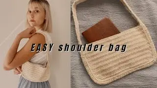 Easy Beginner Crochet Shoulder Bag