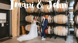Washington DC District Winery Wedding Clip | Imani & John