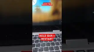 Quick LENOVO Laptop Windows 10 Recovery mode Installation using SHIFT + Restart 