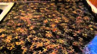 Faux Granite Countertop Painting