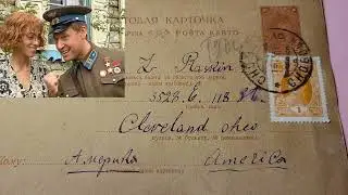 Rare 1931 Soviet Postcard Mailed from Snovsk, Ukraine to Cleveland, OH 