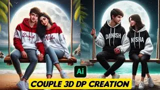 How to Create Couple 3D AI Images | Bing Image Creator Tutorial Urdu / Hindi