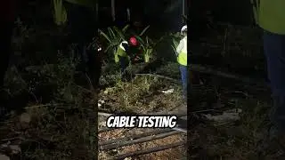 Cable Testing. #electricalengineering #cable