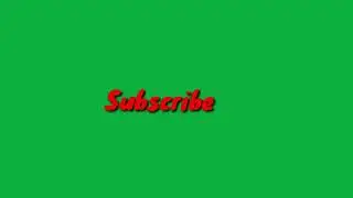 Green screen subscribe button #greenscreen