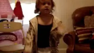 Caroline "Lina" dances on her 5th birthday