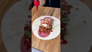 Incredible Pastrami & minced Beef Burrito 