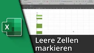 Excel leere Zellen markieren ✅ Tutorial