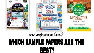 Best sample paper for class 10| Which sample papers am I using?| STUDY Love