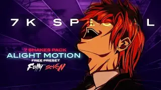 7 SHAKE PACK 🔥| ALIGHT MOTION FREE PRESET | AE like SHAKES in Alight Motion | Fotty seveN