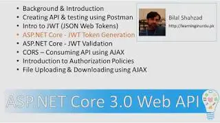 4/8 - JWT Token Generation - ASP.NET Core Web API - Urdu/Hindi