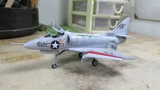 Building Airfix A-4B Skyhawk. A Tribute to Senator John McCain