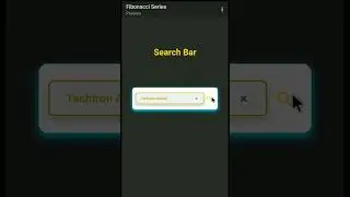 ✨Flashing Search Bar Design 