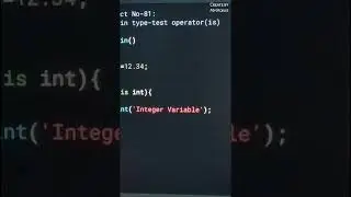 explain type-test operator is in Dart 🎯