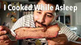 I cooked Brisket While Sleeping For 13 Hours | A Cook Named Matt Vlog 02