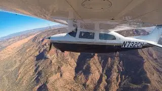 Returning Home from Zion National Park in a Cessna 210