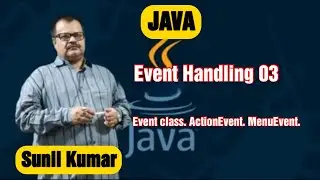 Event class. ActionEvent. MenuEvent. KeyEvent. WindowEvent. ItemEvent. ActionListener.