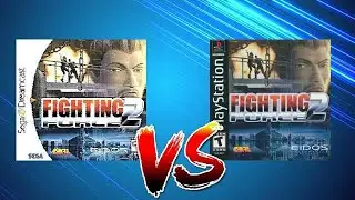Fighting Force 2 Dreamcast VS PlayStation #Sega #Retro #PS1