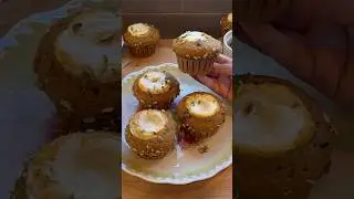 Starbucks Pumpkin Cream Cheese Muffins | with the perfect amount of cream cheese !! #shorts