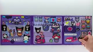 КНИГА - ДОМИК МАГНИТНАЯ  pochacco , cinnamoroll  , hello kitty , my melody  , kuromi , pompompurin