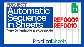 How to generate a Serial number or Sequence number in Google Sheets   Part 2 - Leading Zeros