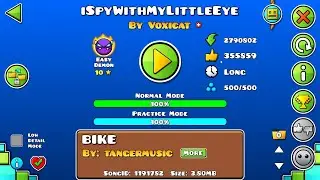 Прошёл ISpyWithMyLittleEye в geometry dash