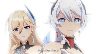 Durandal and Kiana save Siegfried animation