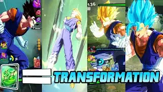 Green Card To Transforms | Vegito | Dragon Ball Legends Fanmade