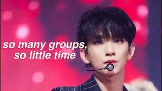 kpop groups and soloists on my 