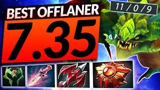 NEW BEST OFFLANE HERO of 7.35? - RAIDBOSS Viper Build - Dota 2 Guide