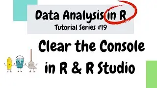 Clear console in R Studio (Data Analysis Basics in R #19)